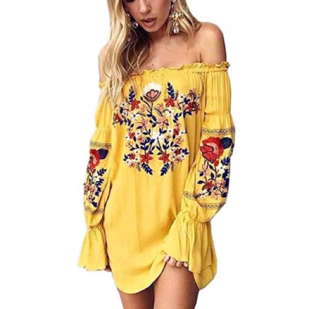 New Look floral mini dress
